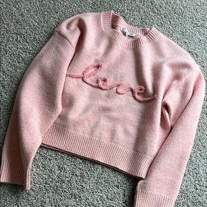 Endless Rose Pink Love Sweater sz L (#forgood #wickedoutfit wear this to wicked!